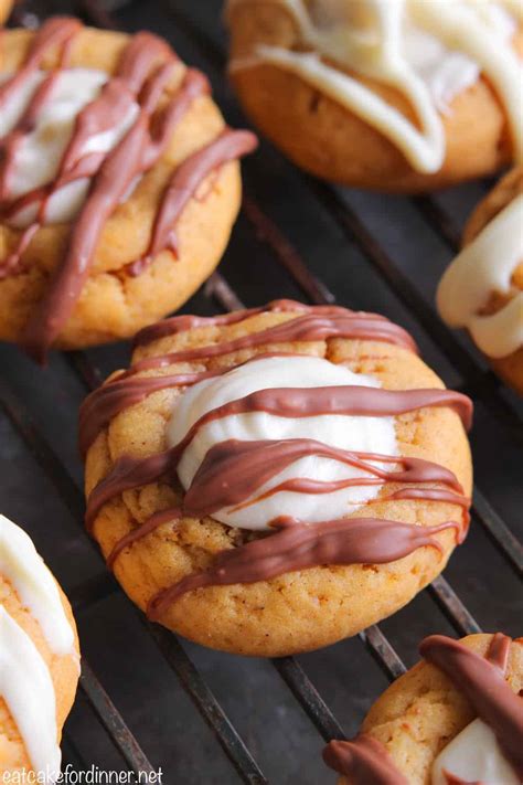 Pumpkin Cream Cheese Thumbprint Cookies The Recipe Critic