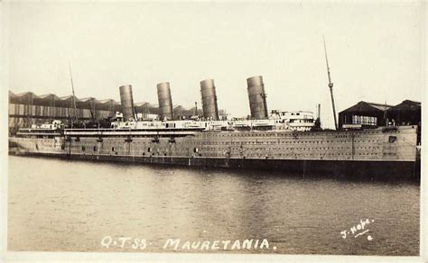 Mauretania 1 Of 1907 Cunard Line Ocean Liner Postcards