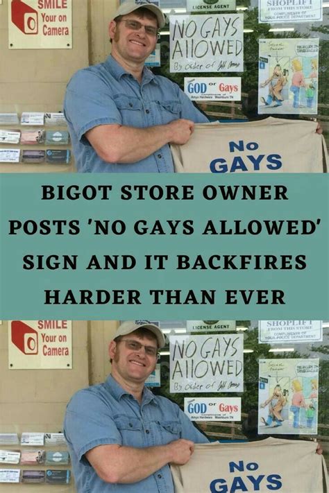 Bigot Store Owner Posts No Gays Allowed Sign And It Backfires Harder Than Ever In Gay