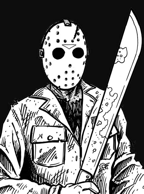 Freddy vs jason coloring pages. NEW JASON VOORHEES by phymns on DeviantArt