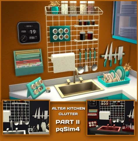 Pqsims4 Altea Kitchen Clutter Part 2 • Sims 4 Downloads