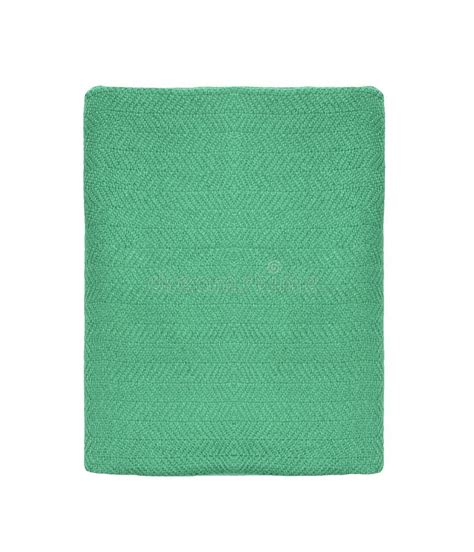 Green Blanket In White Stock Image Image Of Wear Household 124915419