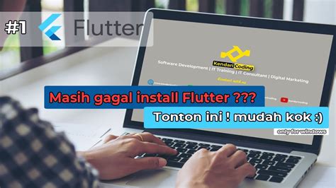 Cara Install Flutter Di Windows Youtube