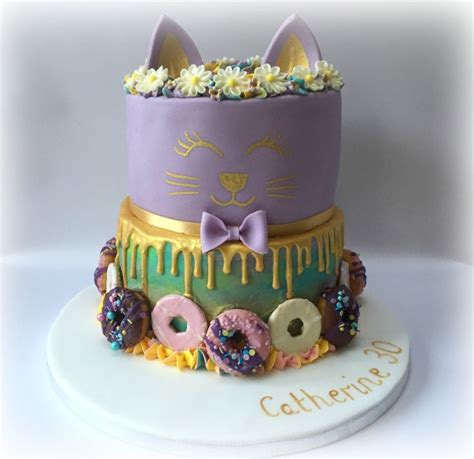 Be sure to let the cakes cool before serving. Cake Gallery | Birthday cake for cat, Donut birthday cake ...