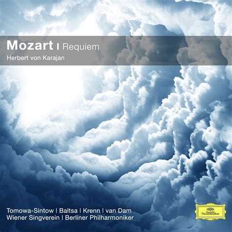Mozart Requiem Herbert Von Karajan Karajan Tomowa Sintow Baltsa