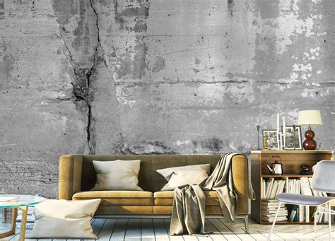 Wallpaper Mural Concrete Wall Art Muralunique