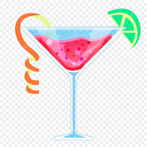 Drinking Cocktails Vector Hd Images Hand Drawn Cocktail Party Drink Drink Cocktail Color