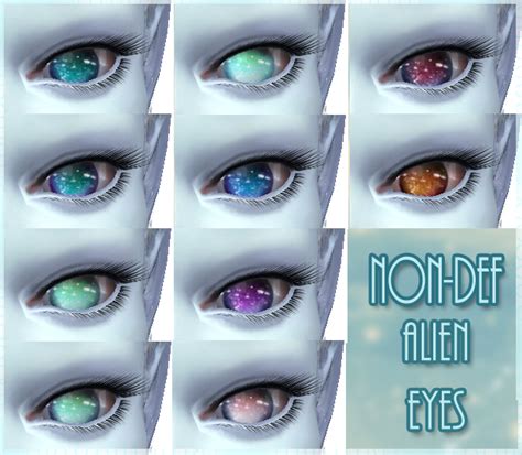 My Sims 4 Blog Nebula 10 Non Default Alien Eyes Also For Humans