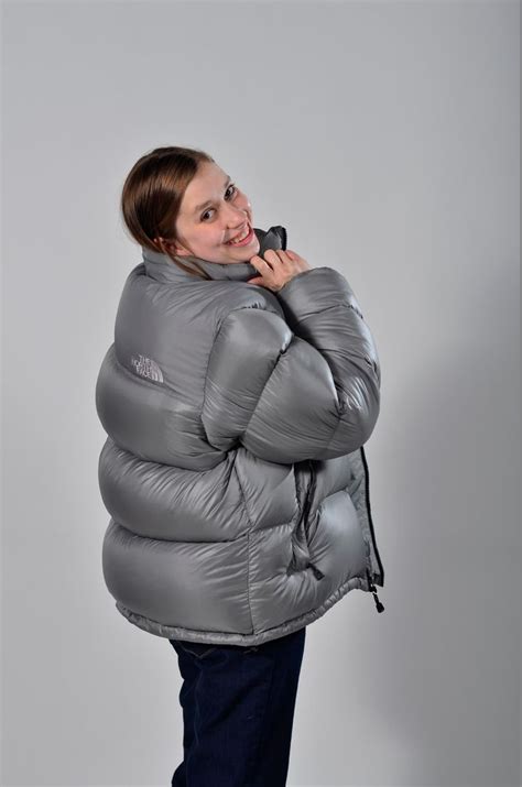 Photo Shoot Wasatch Down Sexy Jacket Grey Puffer Puffy Jacket Snow