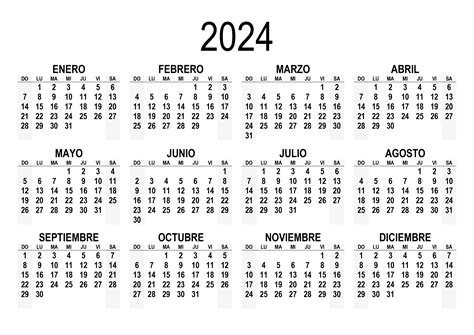 Calendario 2024 El Domingo Es El Primer Día De La Semana Calendariossu