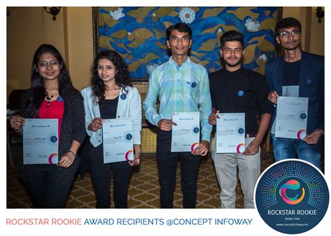 RockStar Rookie Award Recipients#RockStarRookie #RisingStar #