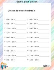 Division Worksheets Math Worksheets MathsDiary Com