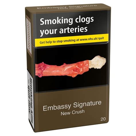 Embassy Signature New Crush Cigarettes 20 Pack Tesco Groceries