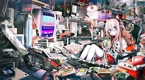 Anime Gamer Girl Wallpaper Wallpapersafari