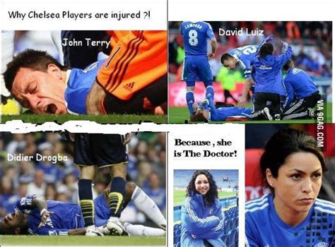 Why Chelsea Players Are Injured 9gag