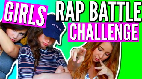 Girls Rap Battle Challenge Youtube