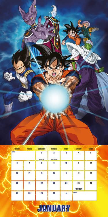 The largest dragon ball legends community in the world! Dragon Ball Z - Calendars 2021 on UKposters/EuroPosters