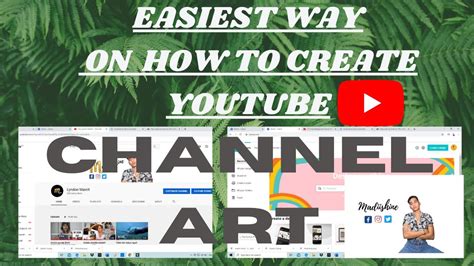 How To Make Youtube Channel Art Easy And Simple Youtube