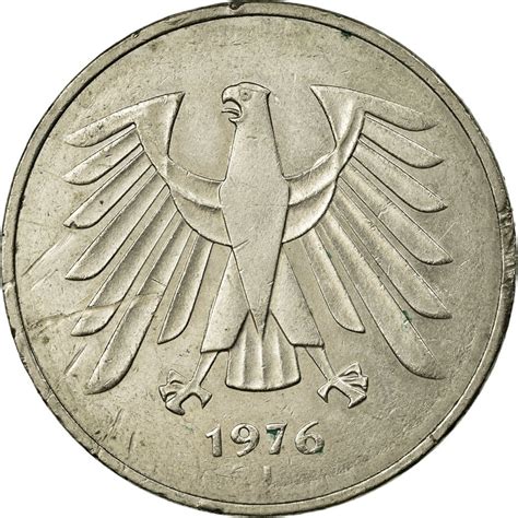 Five Marks 1976 Coin From Germany Online Coin Club