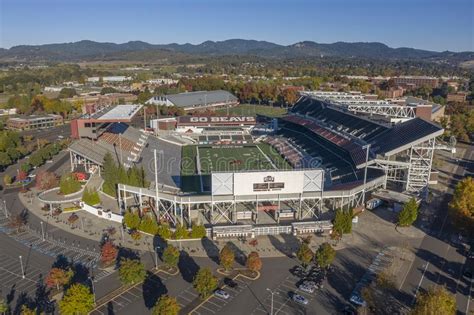 Aerial Views of Reser Stadium on the Campus of Oregon State Univ