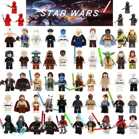 Single Sale Legoing Star Wars Building Blocks Han Solo Leia Darth Vader Yoda Luke Yoda R2d2