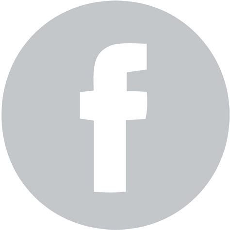 Grey Facebook Logo Transparent Dark Gray Social Media Facebook Square