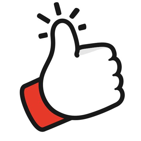 Gesture Like Thumbs Up Icon Free Download On Iconfinder
