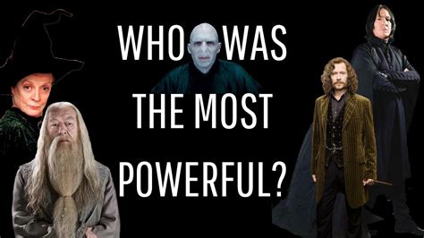 The 10 Most Powerful Witches And Wizards In Harry Potter Youtube