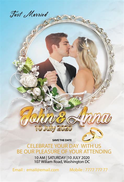 Wedding Invitation Flyer By Ckartstudio Codester