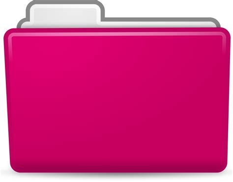 Pink Folder Icon Windows