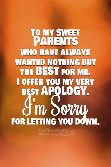 Sorry Messages For Parents Seek Forgiveness From Mom And Dad