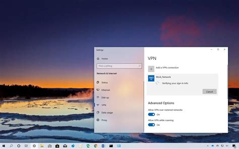 How To Set Up Vpn Connection On Windows 10 Pureinfotech