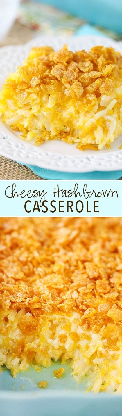 Cheesy Hash Brown Casserole Christmas Morning Breakfast Recipe