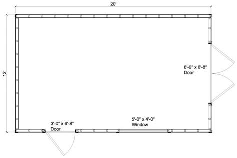 12x20 Shed Plans 12x20 Storage Shed Plans