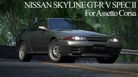 Nissan Skyline Gt R R V Spec Ii For Assetto Corsa Trailer Youtube