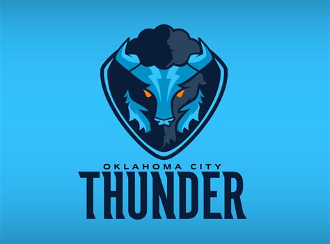 Oklahoma City Thunder Logo Concept By Caleb Gravitt On Dribbble