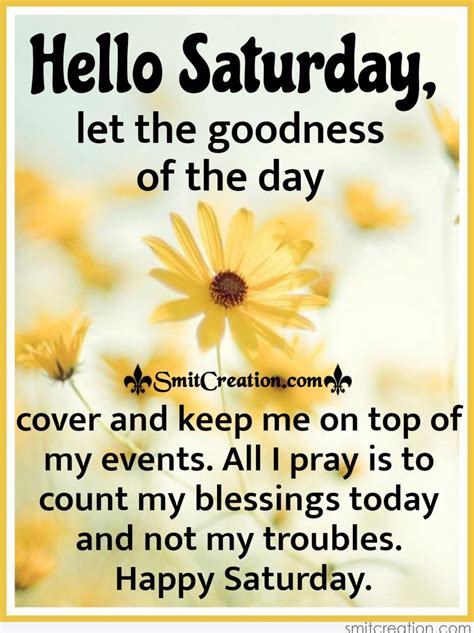 Saturday Blessings Pictures and Graphics - SmitCreation.com