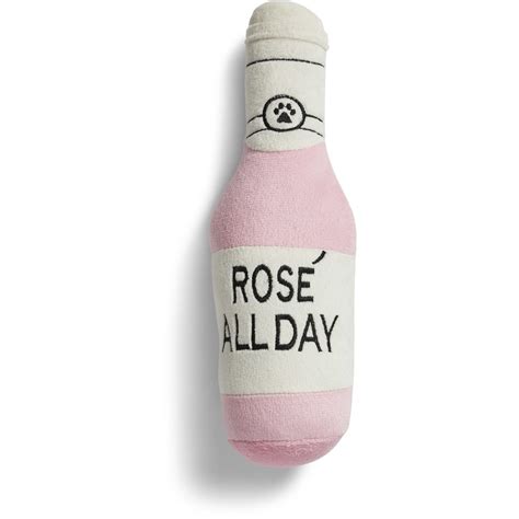 Tails Rose Bottle Plush Dog Toy Big W