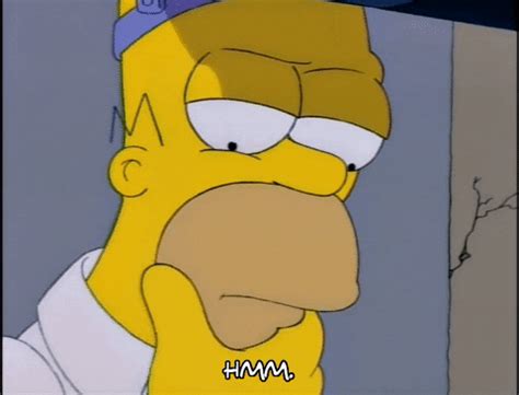 Think Homer Simpson Gif Find Share On Giphy