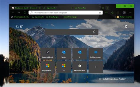 Microsoft Edge Theme Aus Dem Chrome Web Store Installieren