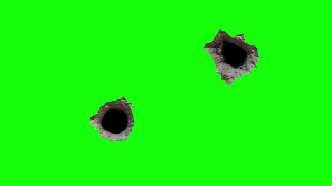 Two Bullet Holes HD Free Stock Video Footage