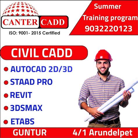 Canter Cadd Guntur Mo 9032220123 Autocad Training Institute Cad