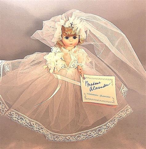 1980s Madame Alexander Doll 485 8 Bride Blonde Restrung With Tag Madamealexander