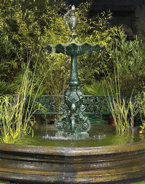 Antique French Cast Iron Garden Fountain Water Features In The Garden