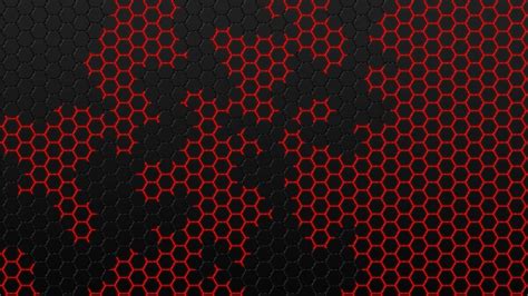 1280x720 Resolution Black And Red Hexagon 720p Wallpaper Wallpapers Den