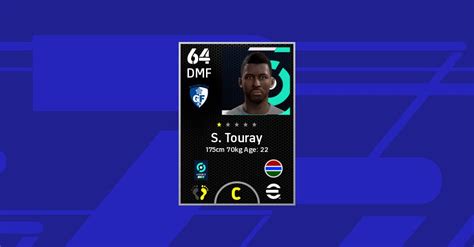 S Touray 统计 eFootball 2022