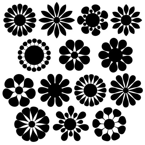 Lista Imagen De Fondo Flores Vintage Vector Blanco Y Negro Alta