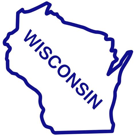 Wisconsin State Outline Clip Art Wisconsin Wisconsin State State