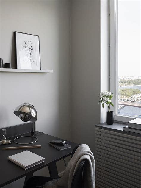 Inspiring Dark Office Space Coco Lapine Design Home Office With A