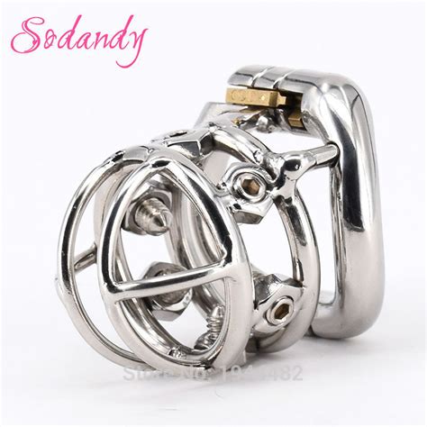 Sodandy Chastity Devices Male Chastity Spikes Stainless Steel Cock Cage